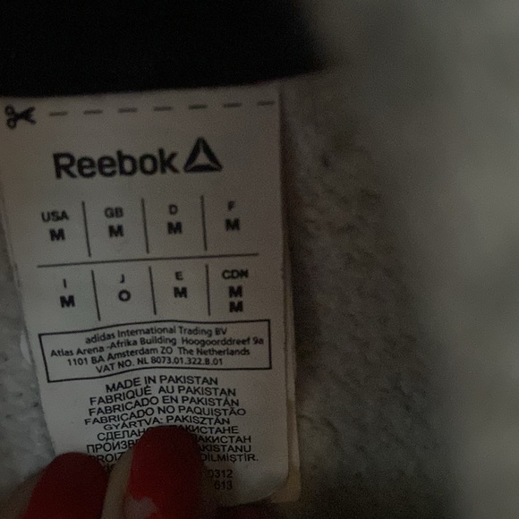 REEBOK kangaroo hoodie sweatshirt top M - Picture 2 of 3